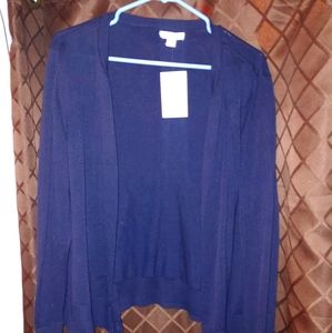 Navy blue NWT medium cardigan